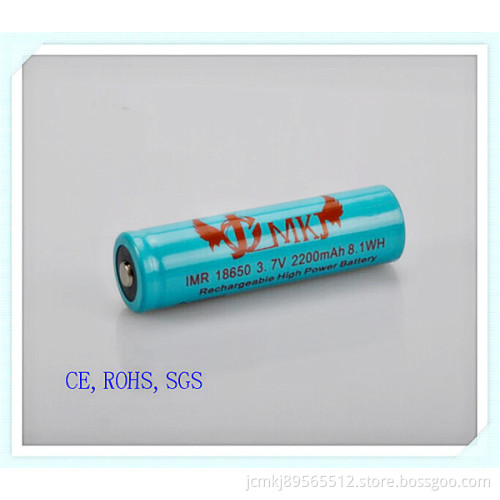 Li-ion Battery 18650-2200mAh, High Cap, Power Bank, E-Cigarette Battery, Power Bank, Lithium 18650 Battery Pack, High Cap, Flashlight Battery, Li Ion Battery